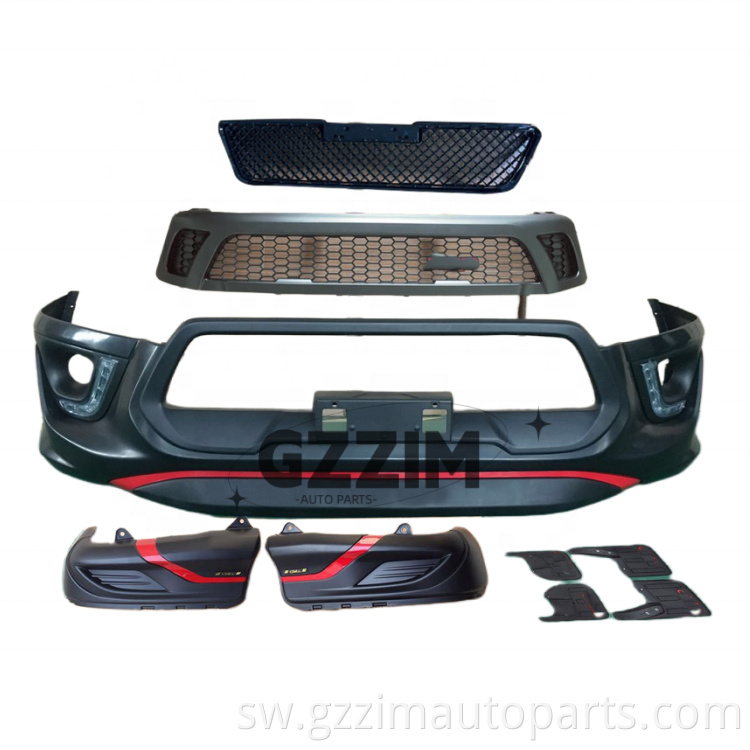 ABS Plastic Front Bumper & Grille Used For For Hilux Vigo Revo 2016+